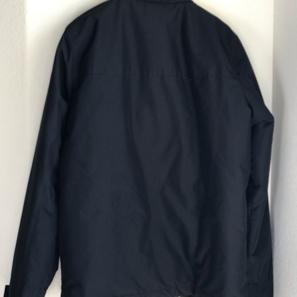 Abercrombie & Fitch Full Zip Black Utility Jacket Men's Large Warm Fleece Lined - Picture 2 of 16